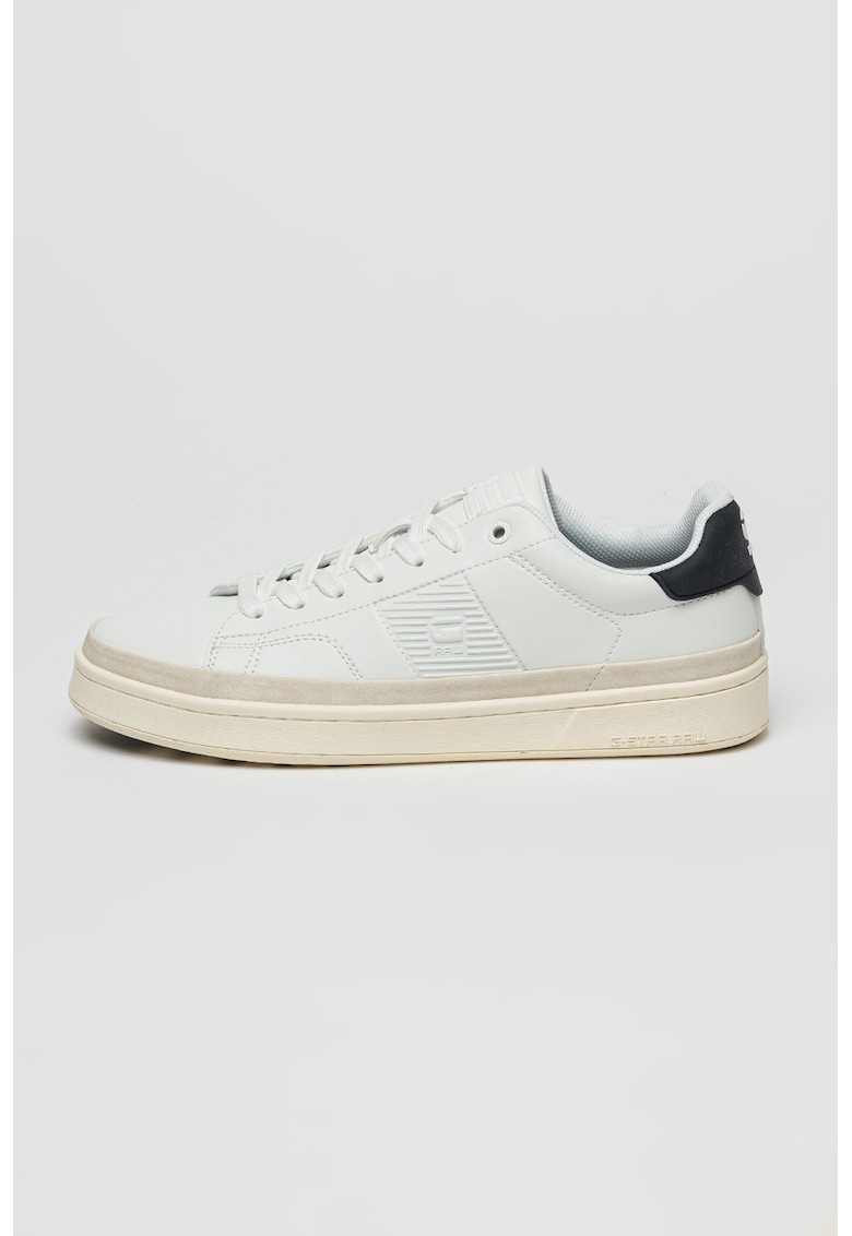 Reducere 64% - Pantofi sport din piele ecologica Recruit III - Alb optic/Bleumarin 1 Pantofi sport din piele ecologica Recruit III - Alb optic/Bleumarin