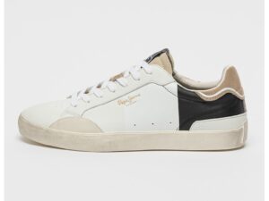 Pantofi sport de piele cu garnituri de piele intoarsa Lane - Negru/Gri deschis/Alb optic