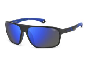 Ochelari de soare cu lentile polarizate Ultra - Negru/Albastru royal
