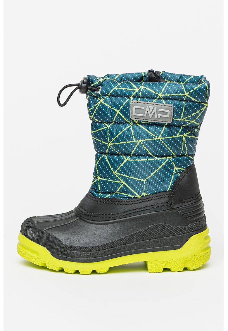 Reducere 62% - Cizme mid-calf de iarna cu segment matlasat Sneewy - Negru/Verde lime/Bleumarin 1 Cizme mid-calf de iarna cu segment matlasat Sneewy - Negru/Verde lime/Bleumarin
