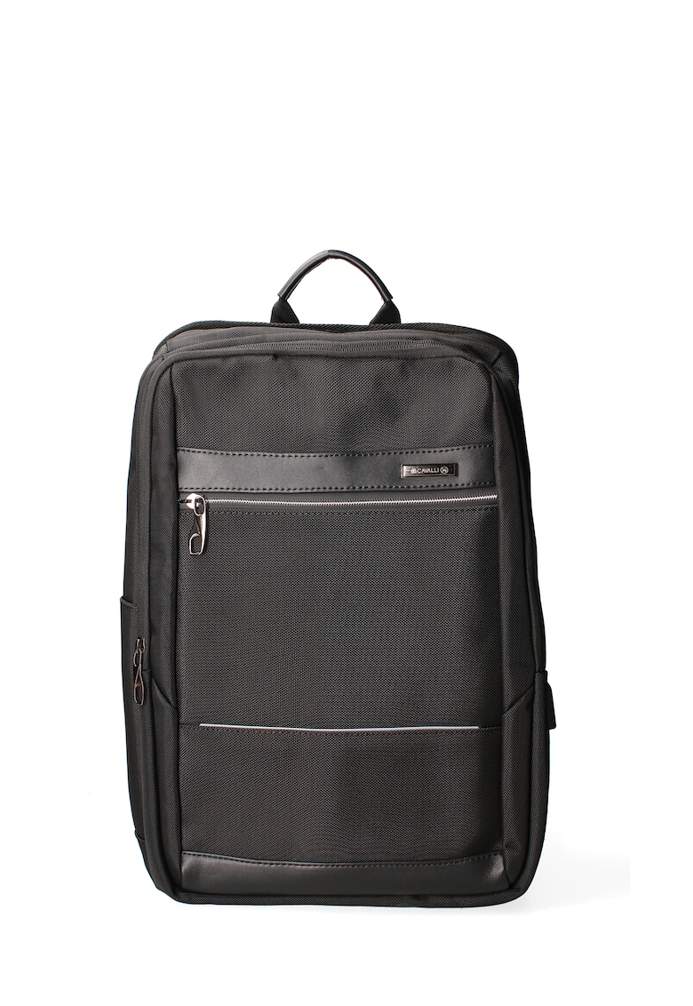 Reducere 81% - Rucsac unisex din material textil cu doua compartimente 175605 - Negru 1 Rucsac unisex din material textil cu doua compartimente 175605 - Negru