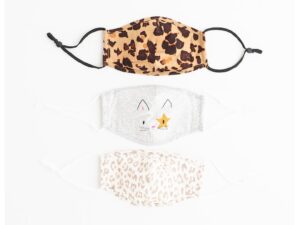 Set 3 masti de fata - fete - animal print - Multicolor - Multicolor