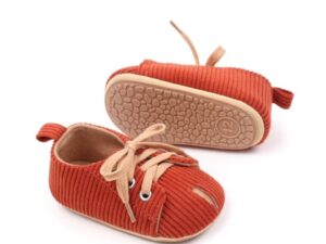 Pantofi  Casual - Textil - Tip Reiat - Baieti - Siret - Caramiziu