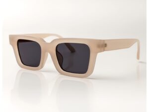 Ochelari de soare cu lentile uni Audrey - Bej