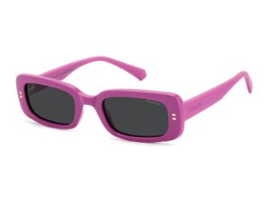 Ochelari de soare dreptunghiulari polarizati - Fucsia