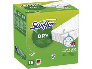 Rezerve Lavete Uscate pentru Pardoseala - Swiffer Dry Trap + Lock