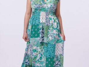 Rochie cu talia evidentiata si bust petrecut