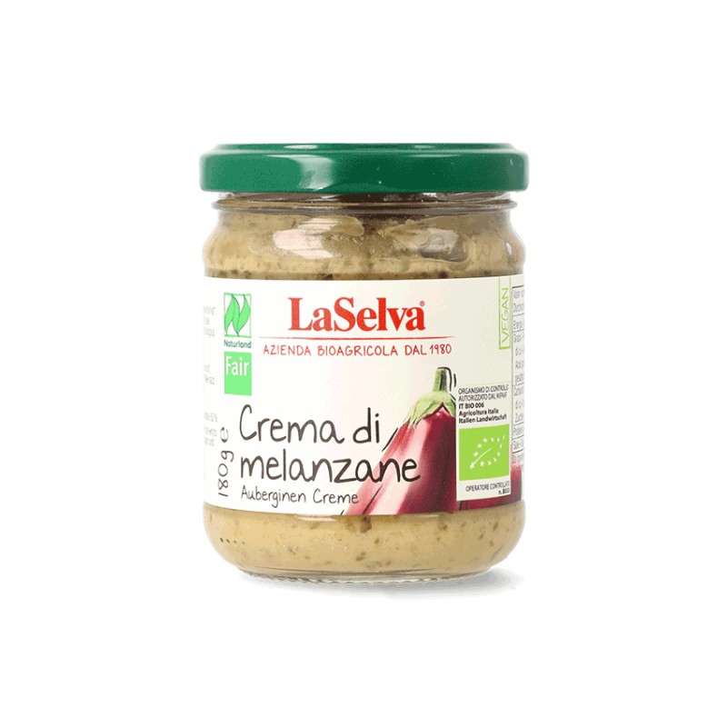 Reducere 14% - Salata de Vinete Bio, 180 g, LaSelva 1 Salata de Vinete Bio