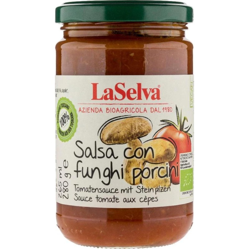 Reducere 14% - Salsa cu Ciuperci, LaSelva, Bio, 280 g 1 Salsa cu Ciuperci