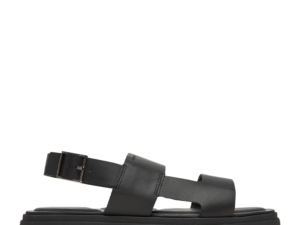Sandale bărbați CK Calvin Klein negre din piele 2379BS1736N