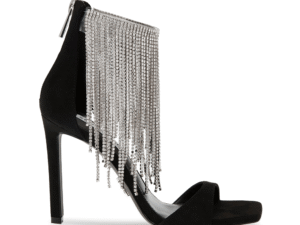 Sandale cu ștrasuri femei Steve Madden negre 1466DSGLAMORN