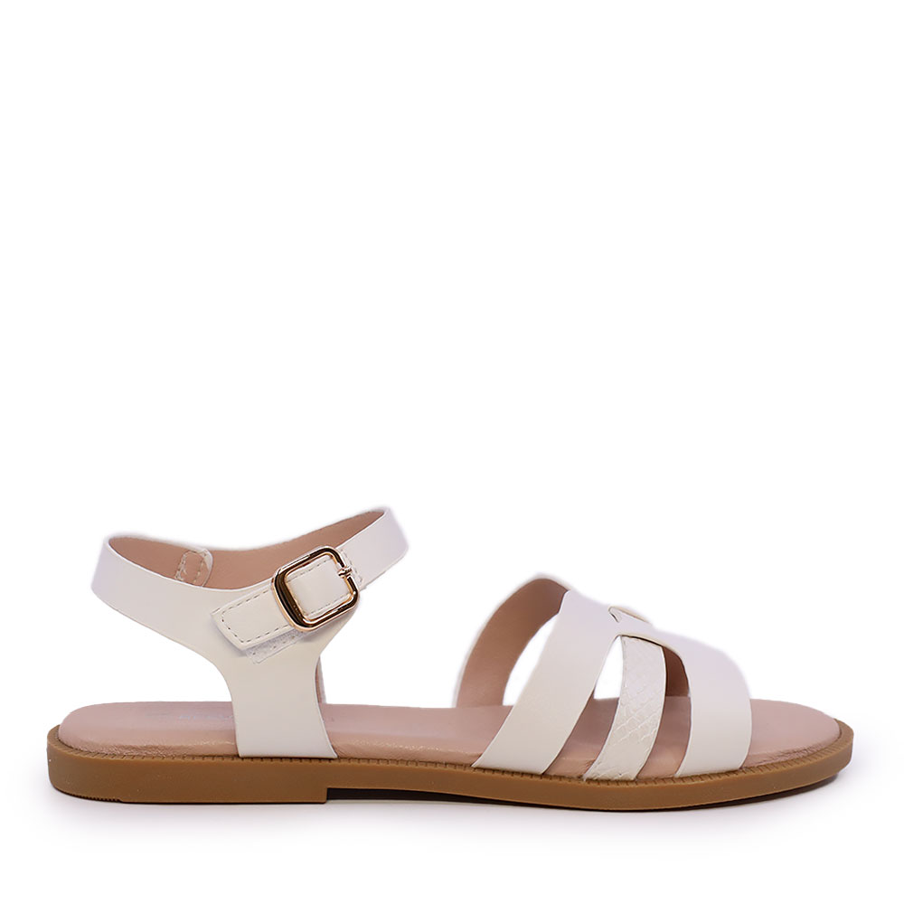 Reducere 30% - Sandale fete Benvenuti albe 2579FS1109A 1 Sandale fete Benvenuti albe 2579FS1109A