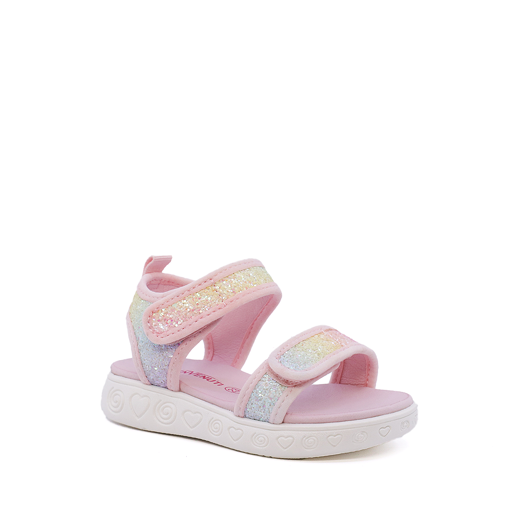 Reducere 40% - Sandale fetițe Benvenuti roz cu imprimeu multicolor 2577fs2301ro 2 Reducere 40% - Sandale fetițe Benvenuti roz cu imprimeu multicolor 2577fs2301ro - imagine 2
