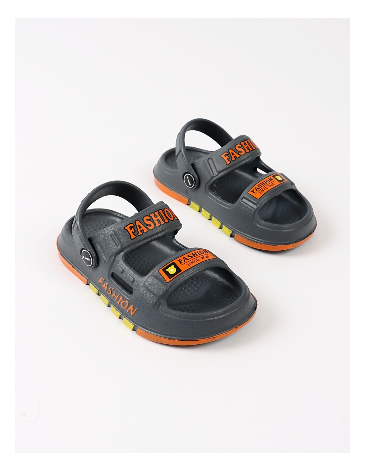 Reducere 20% - Sandale spuma Fashion Sport gri inchis 1 Sandale spuma Fashion Sport gri inchis