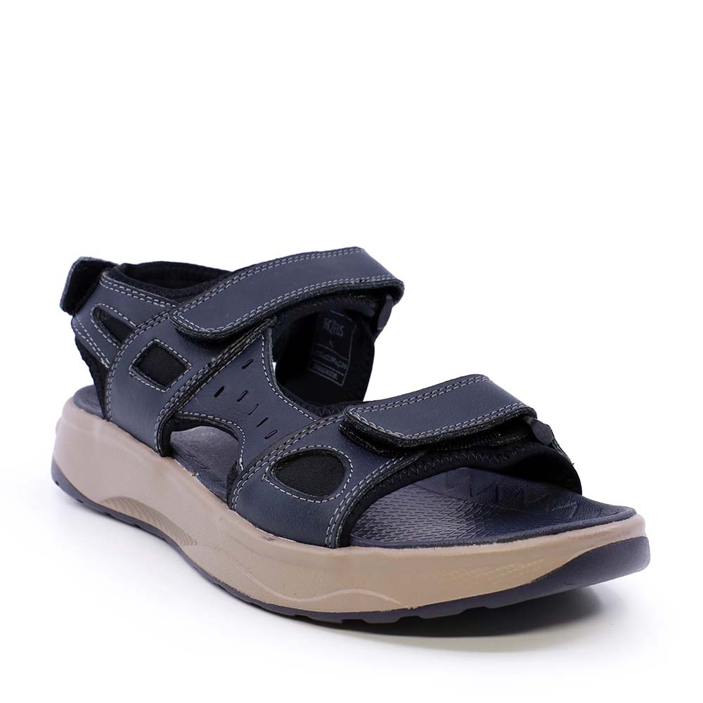 Reducere 40% - Sandale tip trekking bărbați Thezeus bleumarin din piele 2349BS24033BL 2 Reducere 40% - Sandale tip trekking bărbați Thezeus bleumarin din piele 2349BS24033BL - imagine 2