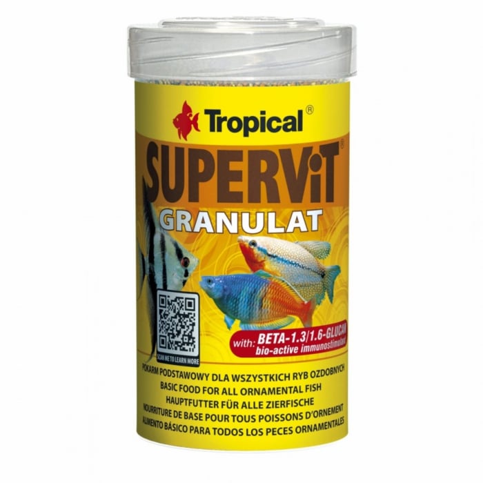 Reducere 28% – SUPERVIT granulat, Tropical Fish, 250ml, 138g 1 SUPERVIT granulat