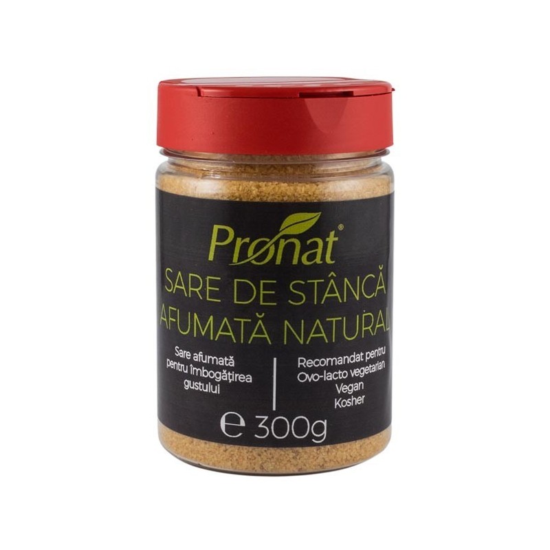 Reducere 14% - Sare de Stanca Afumata Natural, 300 g 1 Sare de Stanca Afumata Natural