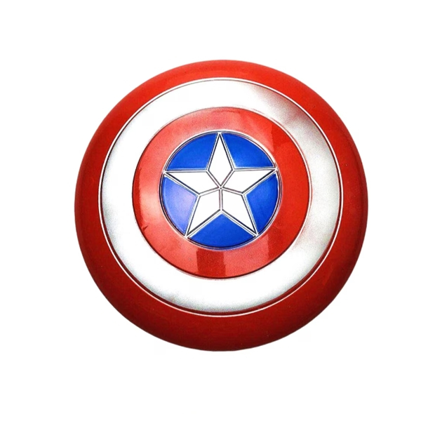 Reducere 26% - Scut Supererou Capitan America, DEPOX , PVC, 30 cm, rosu 1 Scut Supererou Capitan America