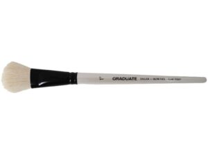 Set 2 x Pensula tip mop cu fir de capra Oval Wash Graduate Daler Rowney - 1"