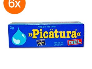 Set 6 Bucati Adeziv Instant Picatura Gel