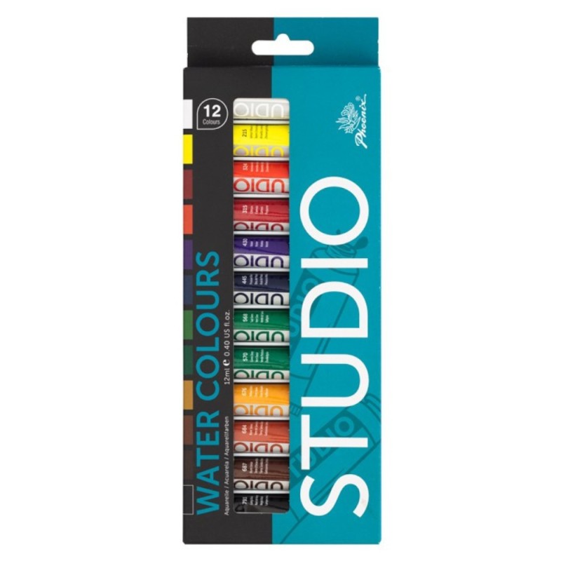 Reducere 20% - Set Acuarele Phoenix, 12 Tuburi x 12 ml 1 Set Acuarele Phoenix