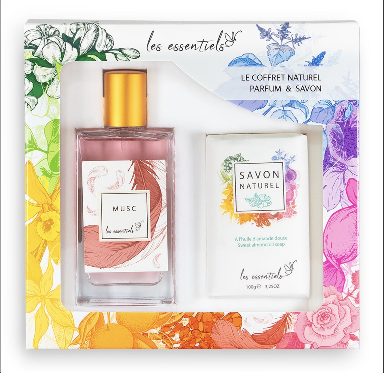 Reducere 40% - Set cadou, L'Office des Parfums, Musc, apă de parfum 80ml + sapun 1 Set cadou