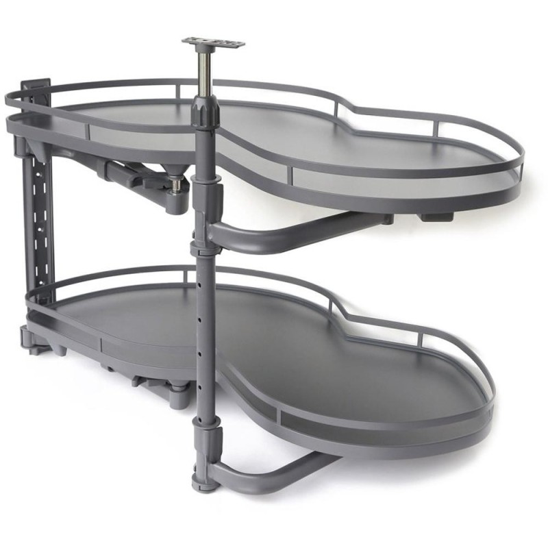 Reducere 14% - Set Cosuri pentru Colt Ovale Preciso, pentru Corp de 900-1100 mm, Montaj Dreapta, 865x495 mm,H 650-770 mm, Finisaj Antracit 1 Set Cosuri pentru Colt Ovale Preciso