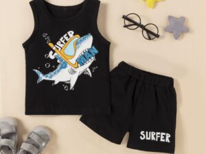 Set maiou si pantaloni Surfer
