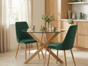 Set masa si scaune Azori Dark green