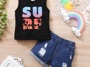 Set maiou si pantaloni Surf