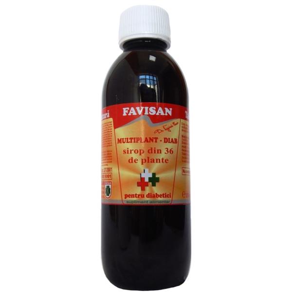 Reducere 30% - Sirop Multiplant-Diab Favisan, 250 ml 1 Sirop Multiplant-Diab Favisan