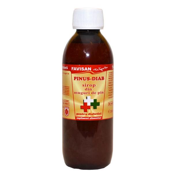 Reducere 30% - Sirop Pinus-Diab Favisan, 250 ml 1 Sirop Pinus-Diab Favisan
