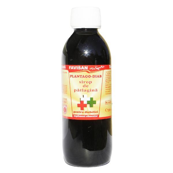 Reducere 30% - Sirop Plantagodiab Favisan, 250 ml 1 Sirop Plantagodiab Favisan