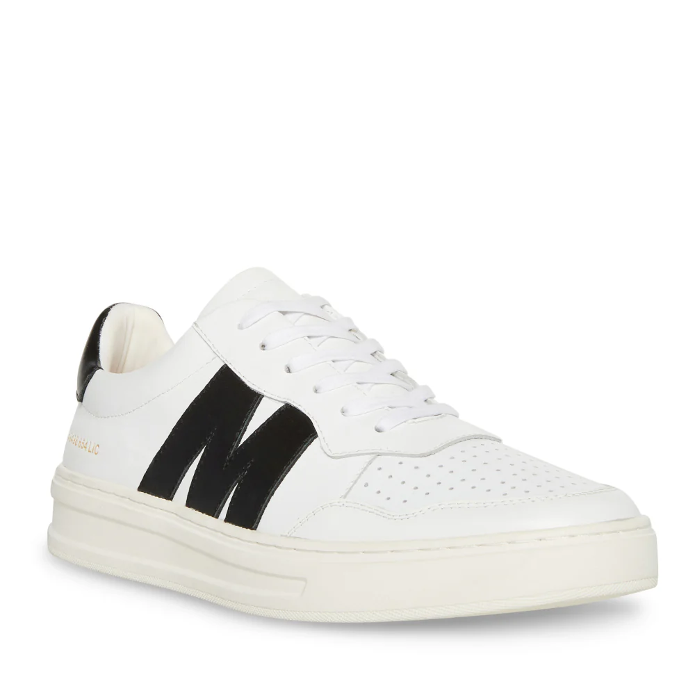 Reducere 40% - Sneakers bărbați Steve Madden Markouse albi din piele 1477BPMARKOUSEA 2 Reducere 40% - Sneakers bărbați Steve Madden Markouse albi din piele 1477BPMARKOUSEA - imagine 2