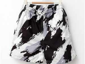 Sort de baie din fas model Water negru-alb