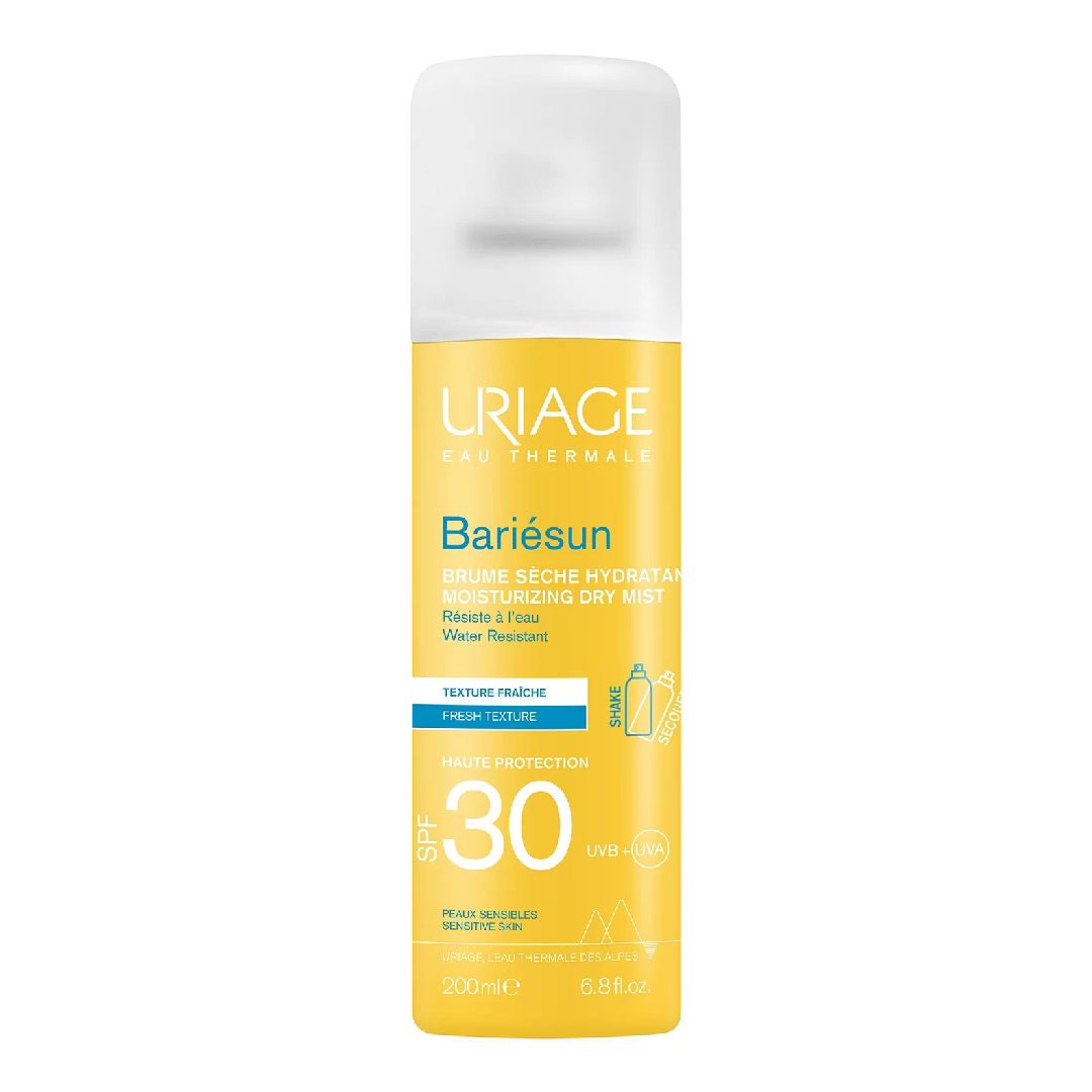 Reducere 27% - Spray uscat protectie solara SPF30 Bariesun, 200 ml, Uriage 1 Spray uscat protectie solara SPF30 Bariesun