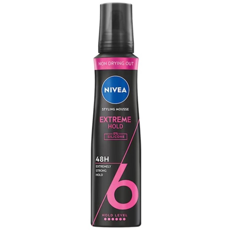 Reducere 14% - Spuma pentru Coafat Nivea Extreme Hold, 150 ml 1 Spuma pentru Coafat Nivea Extreme Hold