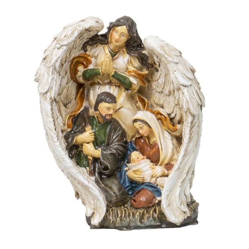 Reducere 14% - Statueta Decorativa, Model Familia Sfanta si Ingerul Pazitor, Rasina, Inaltime 15 cm 1 Statueta Decorativa