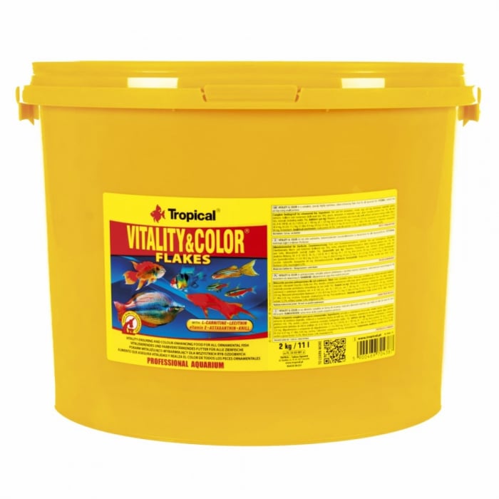Reducere 28% – VITALITY COLOR GRANULAT Tropical Fish, 1000 ml 550g 1 VITALITY COLOR GRANULAT Tropical Fish