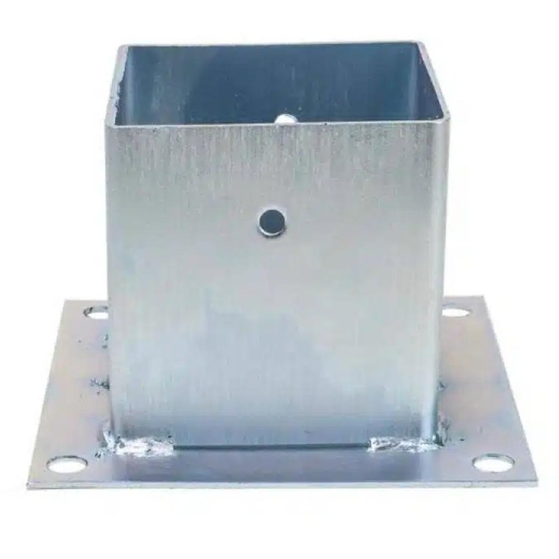 Reducere 14% - Suport pentru Grinda Tip Pahar, 200 x 200 mm, Metal, Z-tools 1 Suport pentru Grinda Tip Pahar