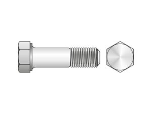 Surub Cap Hexagonal Partial Filetat 931 Inox A2-M20 X 160