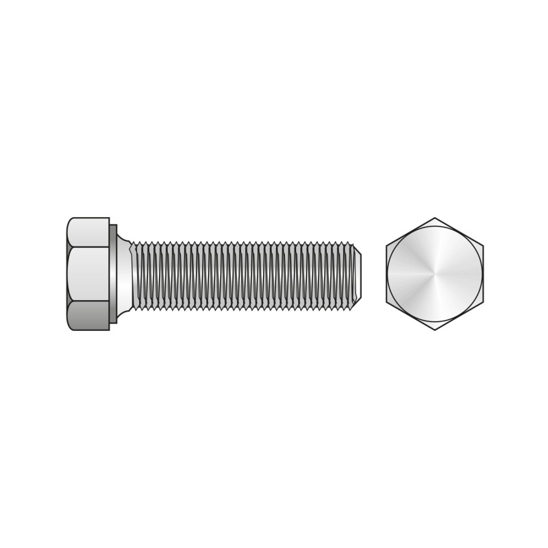 Reducere 14% - Surub Cap Hexagonal Total Filetat 933 Inox A4-M22 X 60 1 Surub Cap Hexagonal Total Filetat 933 Inox A4-M22 X 60