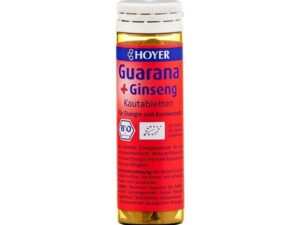 Tablete Masticabile Guarana si Ginseng BIO
