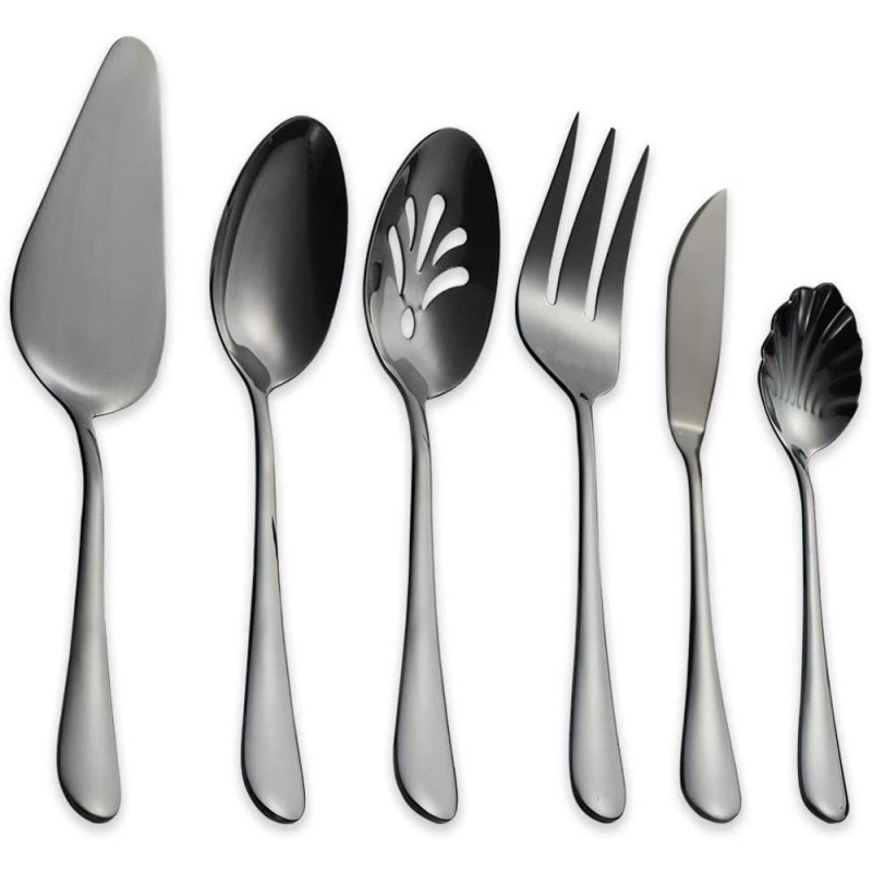 Reducere 14% - Tacamuri, 18/0 Inox, Negre, 6 Bucati, Berglander 1 Tacamuri