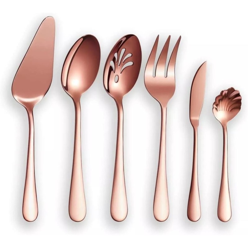 Reducere 14% - Tacamuri 18/0 Inox, Roz Auriu, 6 Bucati, Berglander 1 Tacamuri 18/0 Inox