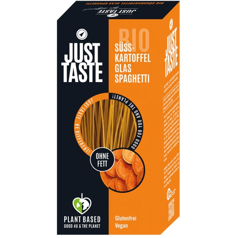 Reducere 14% - Tagliatelle din Cartof Dulce si Turmeric, Just Taste, Bio, 250 g 1 Tagliatelle din Cartof Dulce si Turmeric