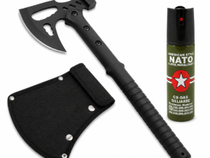 Set topor si spray paralizant propulsie jet DEPOX