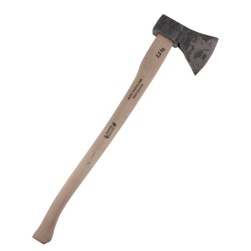 Reducere 14% - Topor Forjat cu Coada din Lemn, Lungime 80 cm, Greutate 2.5 kg 1 Topor Forjat cu Coada din Lemn