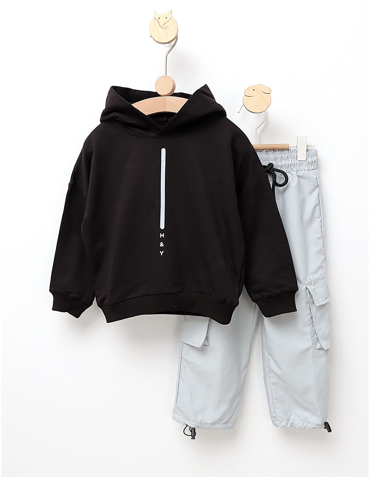 Reducere 40% - Trening H&Y Line Up model negru-blue 1 Trening H&Y Line Up model negru-blue