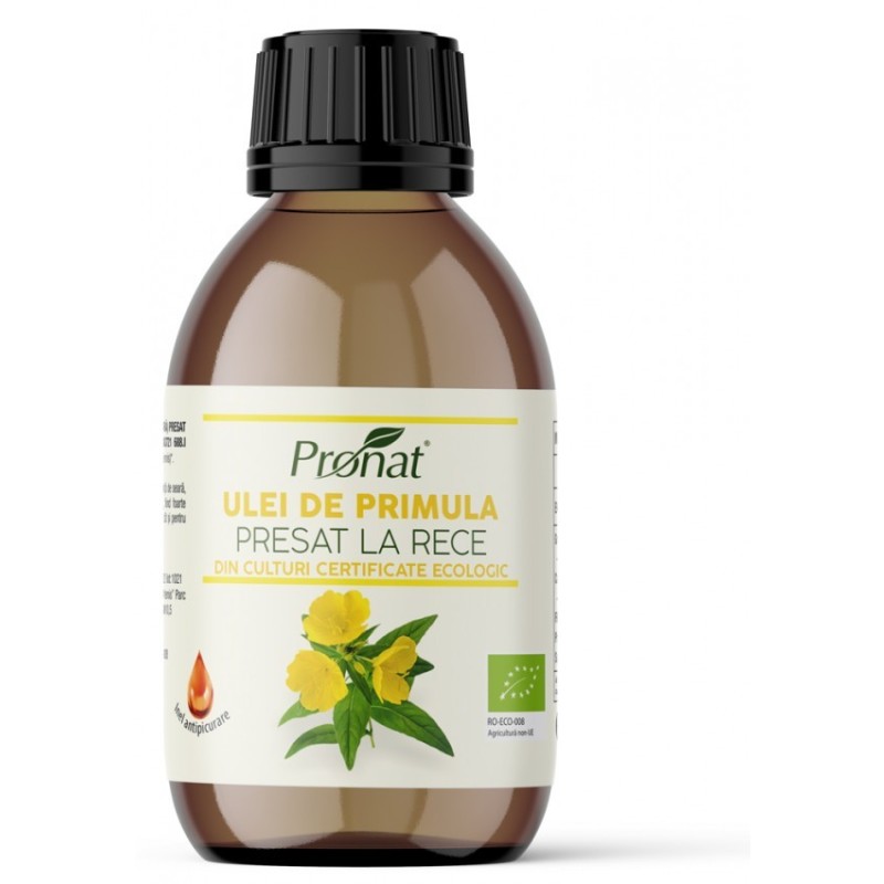 Reducere 14% - Ulei BIO de Primula, Macerat la Rece, 100 ml, Pronat 1 Ulei BIO de Primula